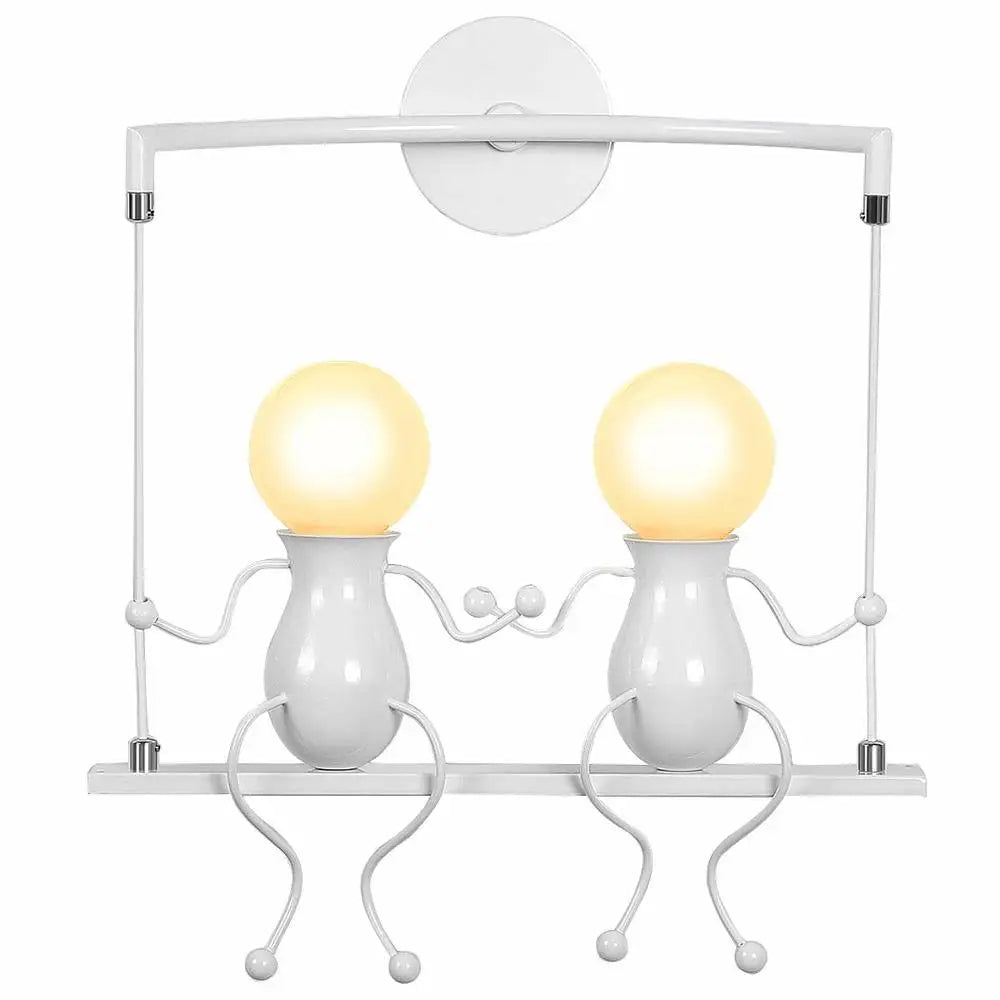 DecorBites™ Creative LED Wall Light Indoor Wall Sconce Modern Art Decor Iron E27