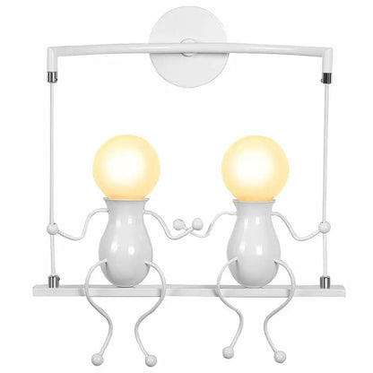 DecorBites™ Creative LED Wall Light Indoor Wall Sconce Modern Art Decor Iron E27
