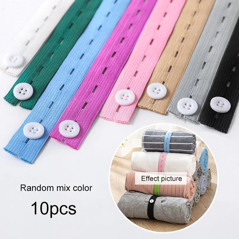 Decorbites™ elastische Bänder Kleiderfaltungs-Organizer-Beutel für Schals, Hemden, Hosen