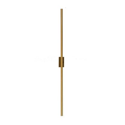 DecorBites™ Linear Metal Tubes LED Wall Light Gold for Modern Living Room & Bathroom Mirrors