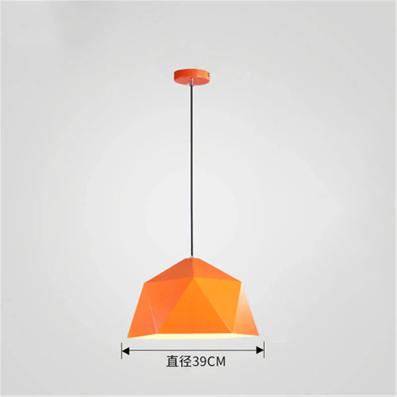 Decorbites™ Eisen-Diamant-Hängeleuchter Moderne Geometrie Pendelleuchten für Wohnzimmer & Café