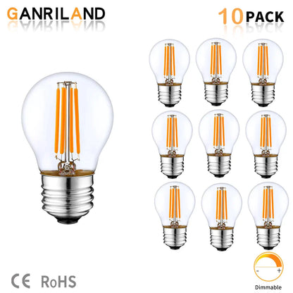 Decorbites™ G45 4W E27 Dimmbare LED-Globenlampe, Vintage-Edison-Stil, 2700K-6000K