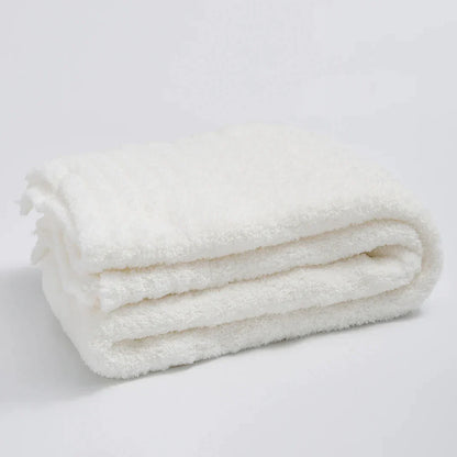 Decorbites™ Flauschiges Daunen-Gestricktes Wurfdecken - Weiche & Gemütliche Mikrofaser-Steppdecke für Sofa, Bett und Klimaanlageraum