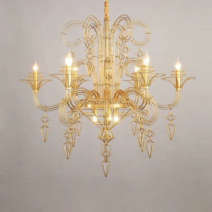 Decorbites™ Barock-Designer-Hängeluster - LED-Beleuchtung für den Eingangsbereich