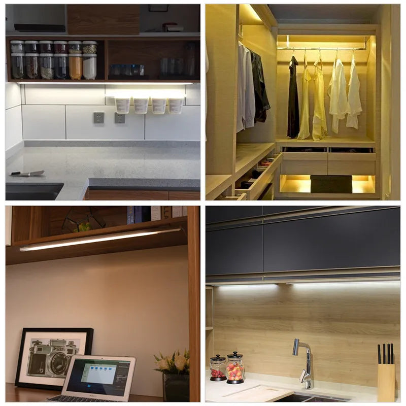 Decorbites™ LED-Schranksleuchte mit Bewegungssensor – USB-Stecker, Küchen-Schlafzimmer-Schranksnachtlampe