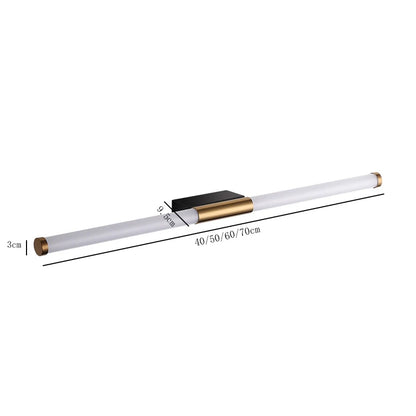 Decorbites™ Lineares LED-Wandleuchte Metallrohr Gold Wandlampe für Wohnzimmer Schlafzimmer Gang