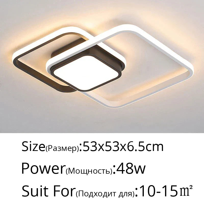 DecorBites™ LED Ceiling Light: Modern Home Lighting Fixture for Living, Dining, Bedroom