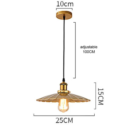 Decorbites™ Gold-Schmiedeeisen-Kronleuchter-Hängeleuchte, E27 LED, nordisch-retro Stil