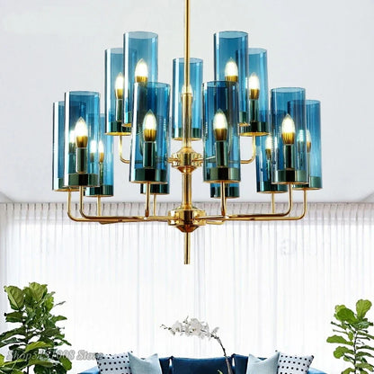 Decorbites™ Glasleuchter: Luxuriöser nordischer LED-Hängeleuchter für Wohnzimmer, Esszimmer, Schlafzimmer