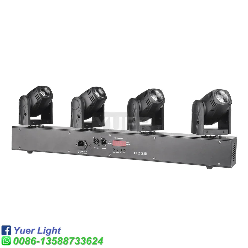 Decorbites™ 4-Kopf Cree RGBW Mini Moving Head Licht für DJ-Bühne & Bar