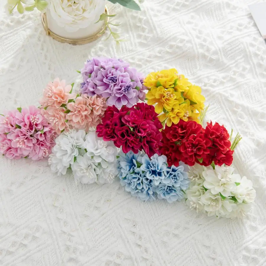 Decorbites™ Künstliche Blütenstaubgefäße-Bouquet für Hochzeit, DIY, Party-Dekoration, Zuhause, Scrapbooking