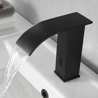 Decorbites™ Gold Sensor-Wasserfall-Waschtischarmatur Automatisch Berührungslos Heiß-Kalt-Mischer Badezimmer