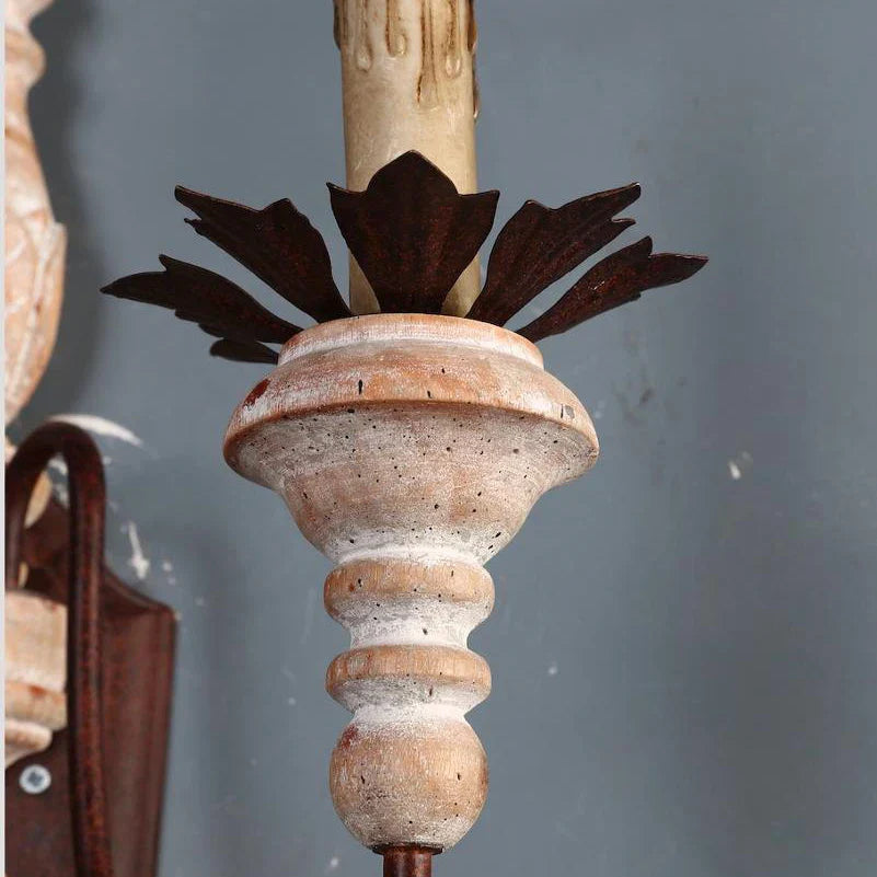 DecorBites™ French Country Rustic Wall Sconces Light Antique Retro Wall Lamps