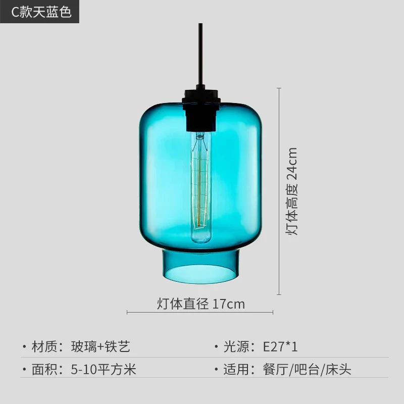 DecorBites™ Geometric Glass Pendant Light Collection: Modern Crystalline Pendant Series