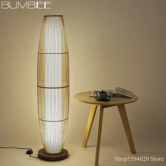 Decorbites™ Bambus Stehlampe: Moderne minimalistische Stehlampe für das Wohnzimmer