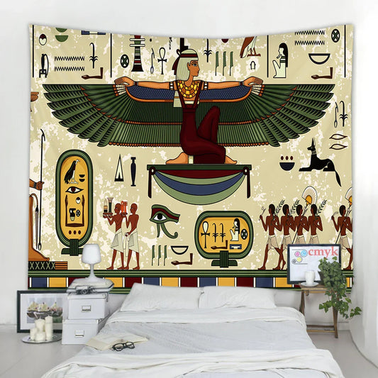 DecorBites™ Egyptian Egypt Tapestry Wall Hanging Home Decor Throw Bedspread Art Home Decor