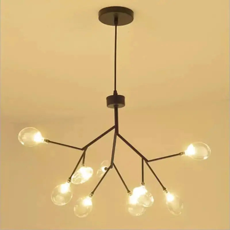 Decorbites™ Heracleum Firefly Glas-Kugelleuchter: Goldener Luxusbeleuchtung für Esszimmer, Küche und Treppenhaus