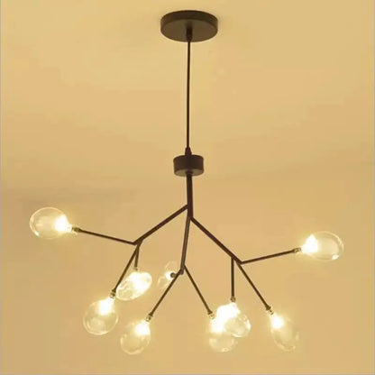 Decorbites™ Heracleum Firefly Glas-Kugelleuchter: Goldener Luxusbeleuchtung für Esszimmer, Küche und Treppenhaus