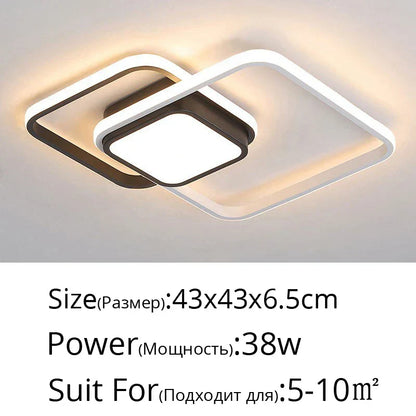 DecorBites™ LED Ceiling Light: Modern Home Lighting Fixture for Living, Dining, Bedroom