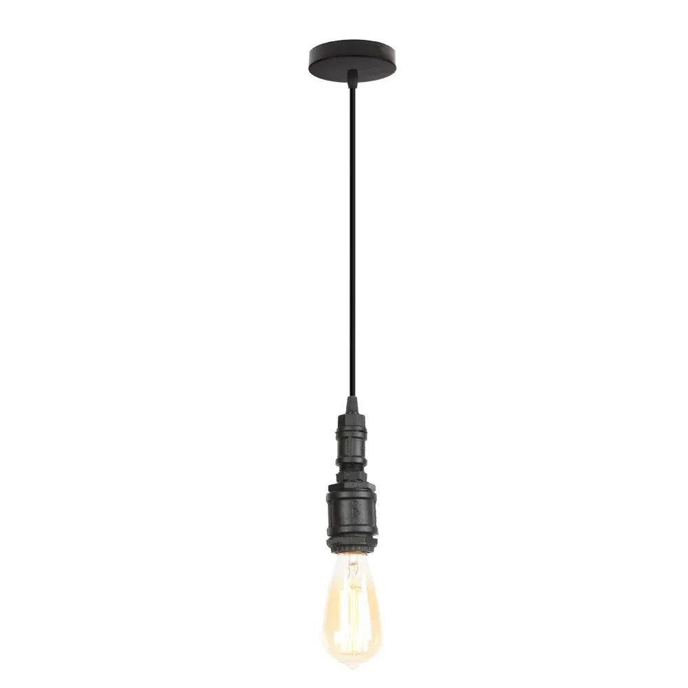 Copper Water Pipe Pendant Light