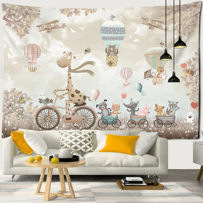 Decorbites™ Kawaii-Bären-Teppich Wandbehänge für Kinderzimmer-Dekoration