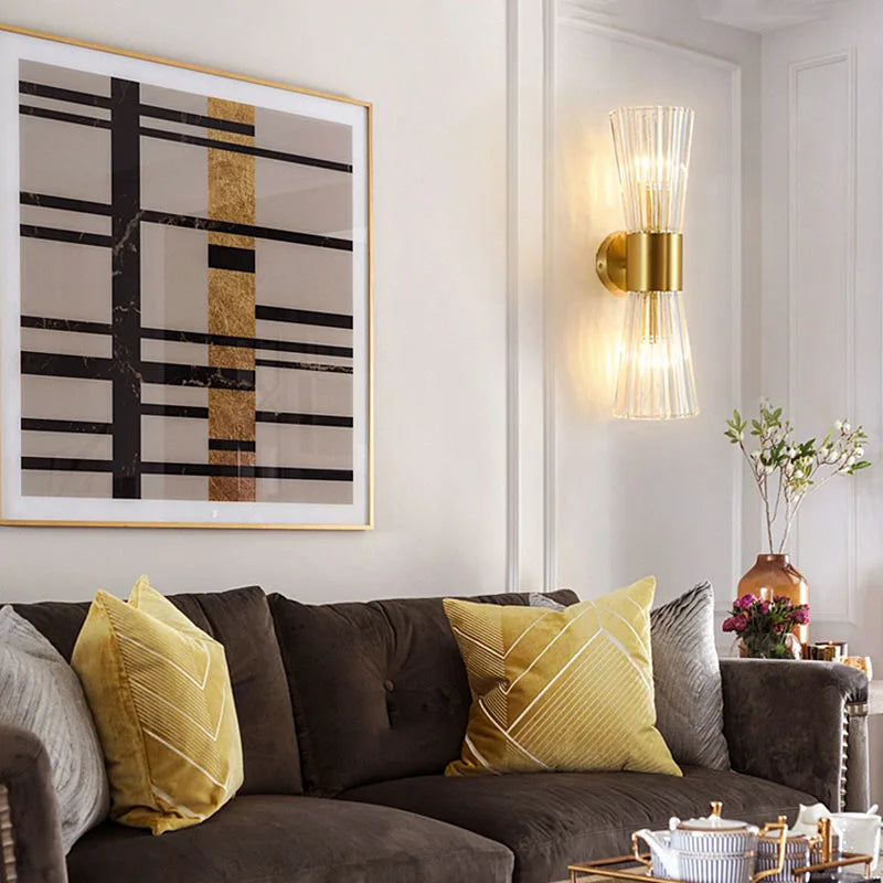 Decorbites™ Kristall-Wandleuchte: Moderne Innenbeleuchtung für Wohnzimmer, Treppenhaus und Flur