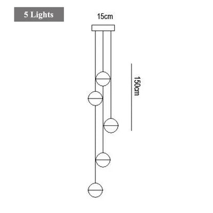 Decorbites™ Kristall-LED-Kronleuchter: Moderne Luxus-Pendantleuchten für Treppenhaus, Schlafzimmer und Wohnzimmer