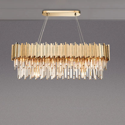 Decorbites™ Goldene Metall-LED-Hängeleuchten verstellbar für Wohnzimmer und Esszimmer runde Armatur