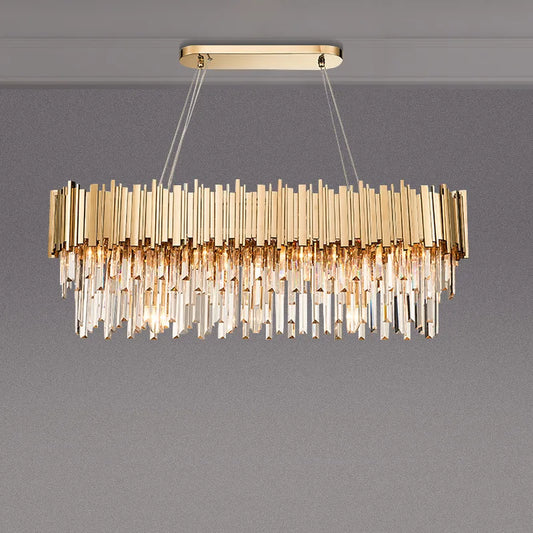 Decorbites™ Goldene Metall-LED-Hängeleuchten verstellbar für Wohnzimmer und Esszimmer runde Armatur