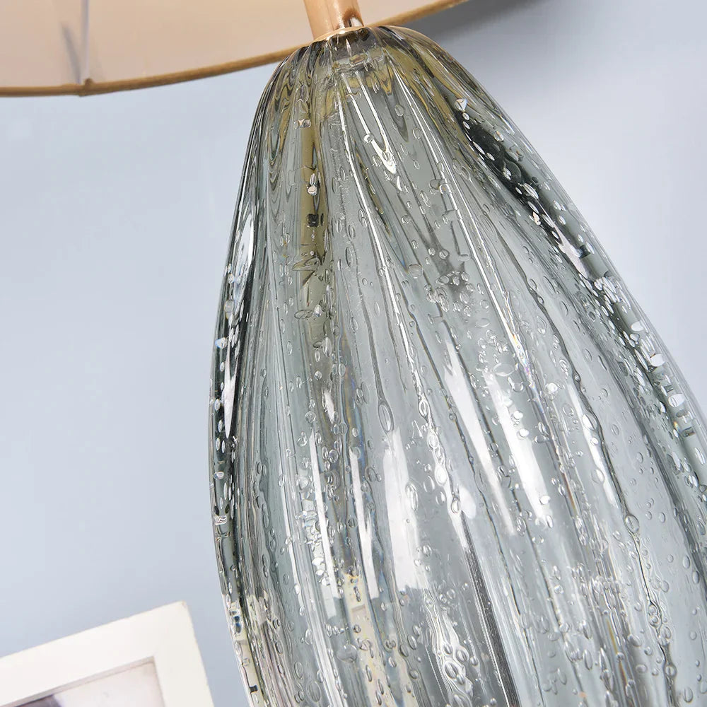 Crystal Green Table Lamp