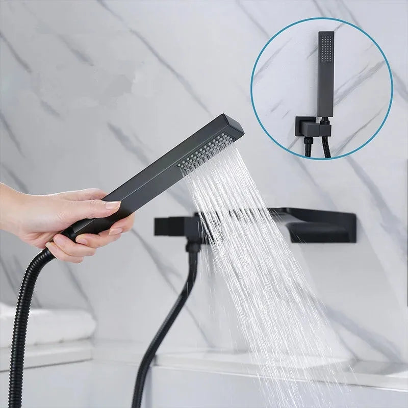 Gold Handheld Shower Faucet