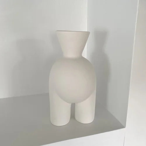 Decorbites™ Abstrakte menschliche Körper-Vase - Keramische Halbfigur-Home-Dekoration