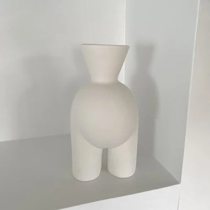 Decorbites™ Abstrakte menschliche Körper-Vase - Keramische Halbfigur-Home-Dekoration