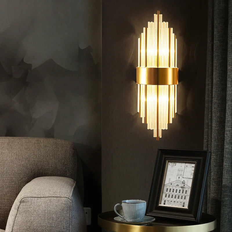 Nordic Gold Black Sconce