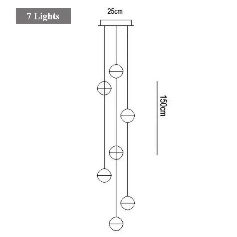 Decorbites™ Kristall-LED-Kronleuchter: Moderne Luxus-Pendantleuchten für Treppenhaus, Schlafzimmer und Wohnzimmer