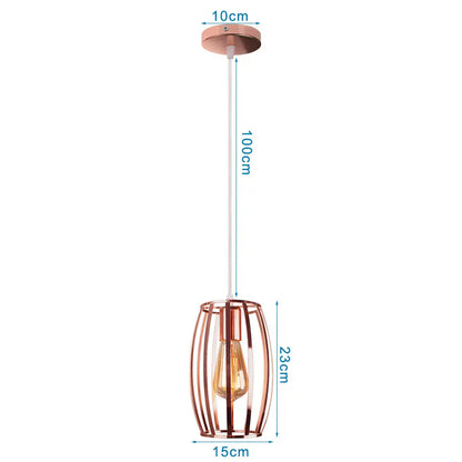 DecorBites™ Industrial Pendant Lights E27 LED Hanging Lamp Modern Loft Lighting for Home
