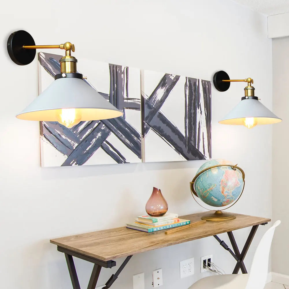 Decorbites™ Industrielles Loft-Wandleuchte, Retro-Wandlicht für die Einrichtung zu Hause, E27-Glühbirnenbeleuchtung