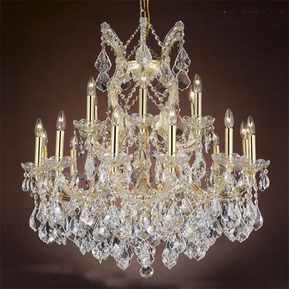Decorbites™ Kristallkerzenleuchter: Elegante LED-Pendelleuchten für Zuhause, Hotel, Villa-Halle