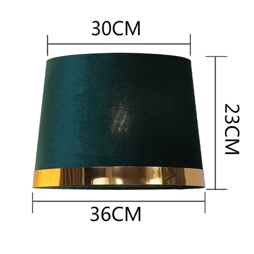 Gold Edge Cloth Lampshade