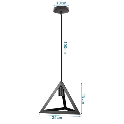Decorbites™ Industrielles Nordisches Käfig-Pendant-Licht, Schwarzes Eisen Retro-Loft-Hängeleuchte