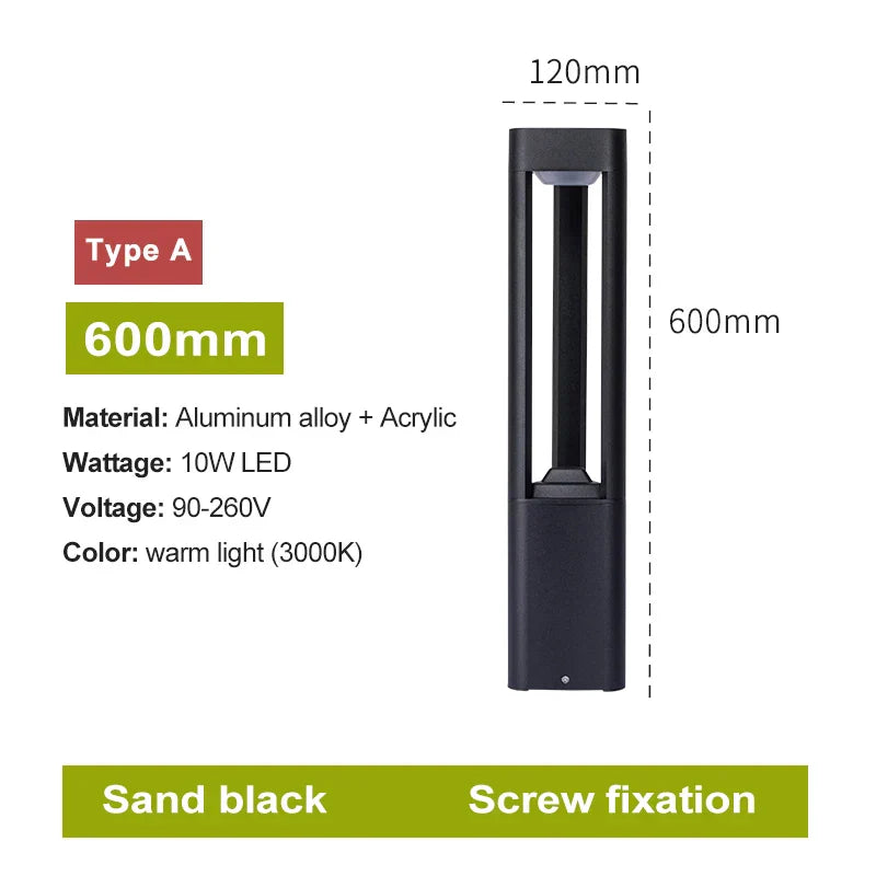 Waterproof LED Bollard Light