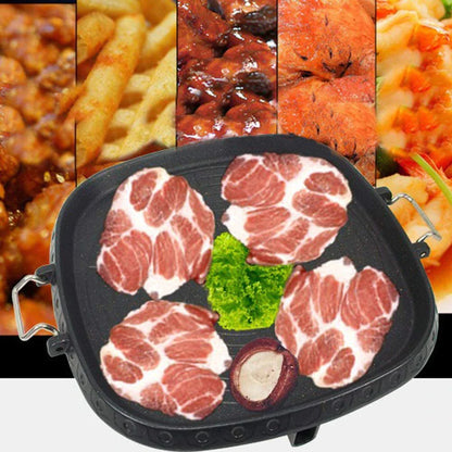 Decorbites™ Zweilagiges Antihaft-Koreanisches-BBQ-Grillpfanne - Innen- und Außengrillen