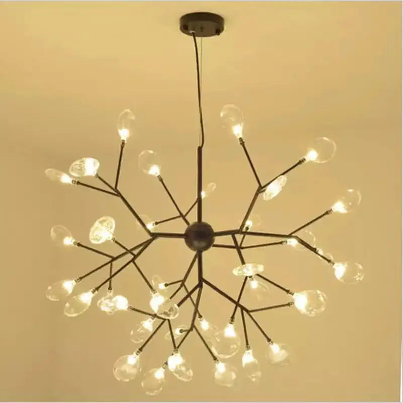 Decorbites™ Heracleum Firefly Glas-Kugelleuchter: Goldener Luxusbeleuchtung für Esszimmer, Küche und Treppenhaus