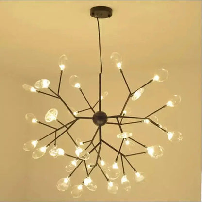 Decorbites™ Heracleum Firefly Glas-Kugelleuchter: Goldener Luxusbeleuchtung für Esszimmer, Küche und Treppenhaus