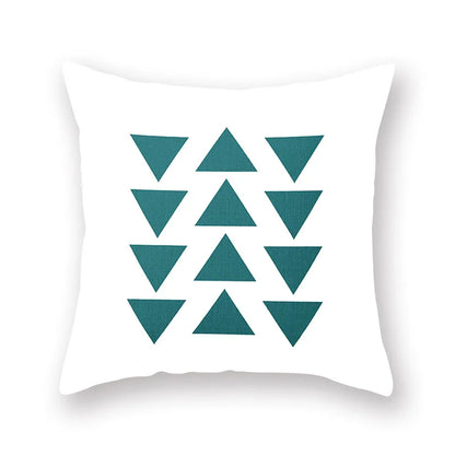 Decorbites™ Grünes Geometrisches Kissenbezug - Nordisches Klassisches Design für Heimdekoration und Komfort