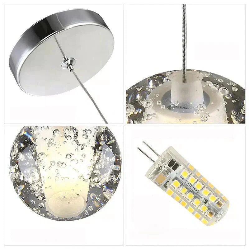 Decorbites™ Kristall-LED-Kronleuchter: Moderne Luxus-Pendantleuchten für Treppenhaus, Schlafzimmer und Wohnzimmer
