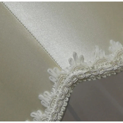 Decorbites™ Fransen-Stoff-Lampenschirm Europäischer Moderner Stil Luxuriös Handgefertigt Schlafzimmer Eingangsbereich