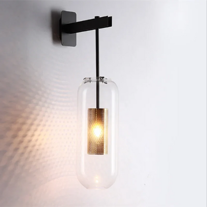 Decorbites™ Gold-Glas-Wandlampe: Postmoderne E14-Industrielle Wandlampe für die Einrichtung des Zuhauses