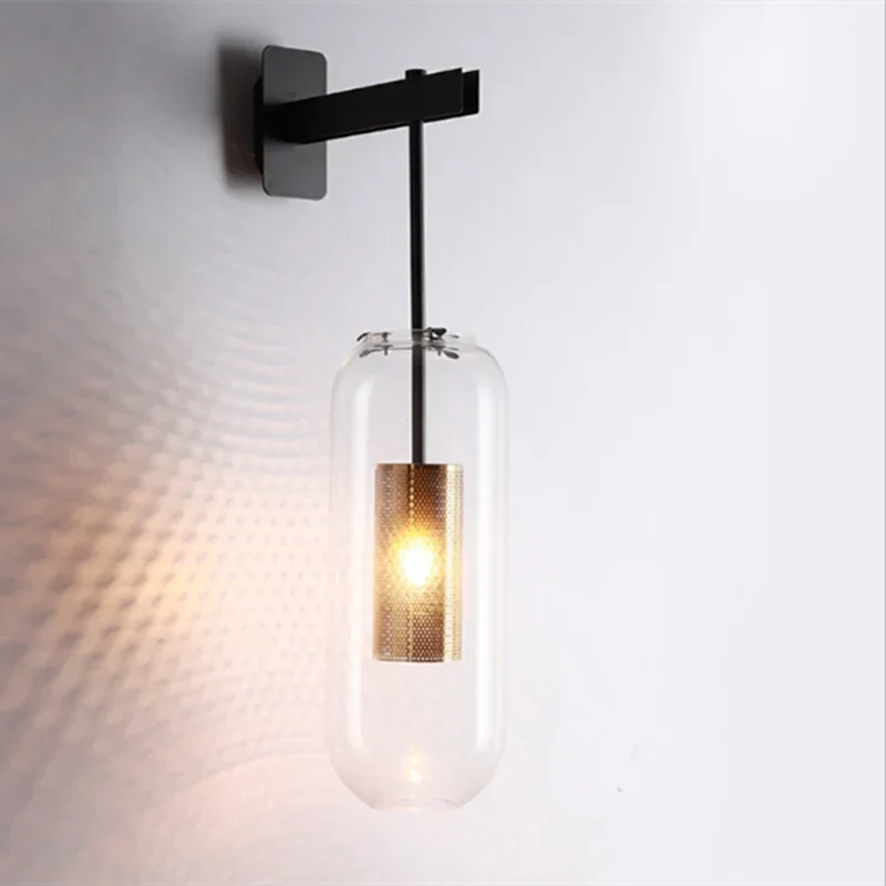 Gold Industrial Wall Sconce