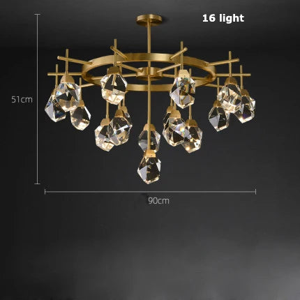 Decorbites™ Diamantkristallstein-Luster-Leuchter für das Esszimmer